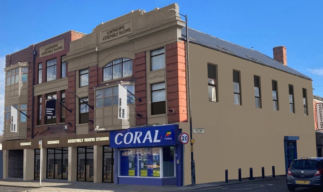 Linthorpe Assembly Rooms, which is being regenerated by Ashbrookes